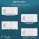 Ванна чугунная Delice Flex DLR230632-AS 180х85 с антискользящим покрытием