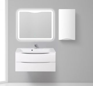 Шкаф BelBagno подвесной правосторонний 40x75см Bianco Lucido FLY-MARINO-750-1A-SC-BL-P-R