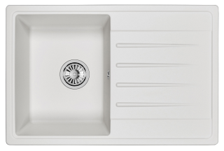 Мойка кухонная Granula Standart 7602, БЕЛЫЙ