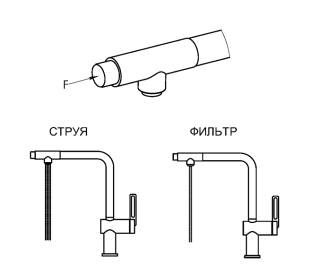 Смеситель для кухни Granula 8169, АЛЮМИНИУМ Алюминиум