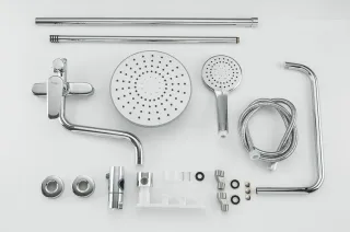 Душевая стойка Frap F24001 хром