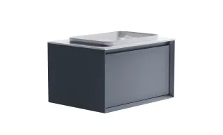 Тумба с раковиной Astra-Form Фрейм 4631177713750 70 см голубой матовый