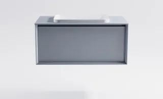 Тумба с раковиной Astra-Form Фрейм 4631177715372 100 см голубой матовый