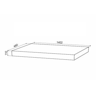 Столешница Velvex Unit 160, дуб французский