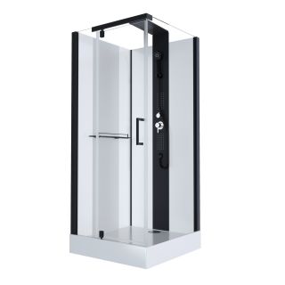 Душевая кабина Black&White G8702 900х900х2170 мм