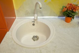 Мойка кухонная GranFest Терракот Rondo R-520 тер