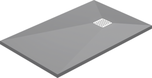 Поддон литьевой Good Door Essentia ГРАФИТ 1400x900 см