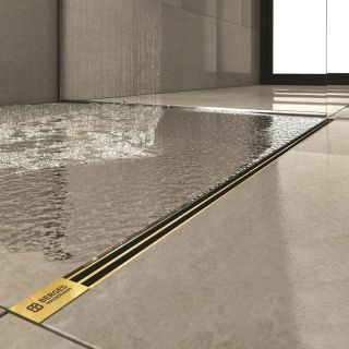 Душевой лоток Berges Super Slim 092053 70см золото