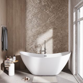 Акриловая ванна Grossman Galaxy GR-2103M 180x77см белый матовый