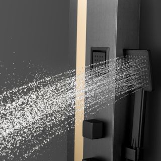 Душевая панель Black & White Gravity GR026 1400 х 200 мм