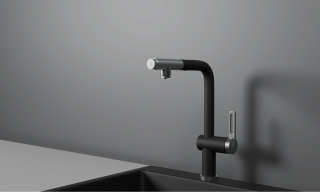 Смеситель для кухни Granula 8169, ШВАРЦ Шварц