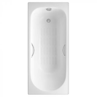 Ванна чугунная Delice Grace DLR230643R-AS 170х70 с отверстиями под ручки и антискользящим покрытием