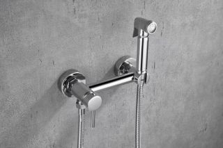 Смеситель с гигиеническим душем Grocenberg GB103N Хром