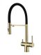 Смеситель для кухни под фильтр на магните GROCENBERG GB4096MG (Kerox Венгрия) Матовое золото