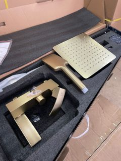 Душевая система Grocenberg GB7007-1MG Матовое золото