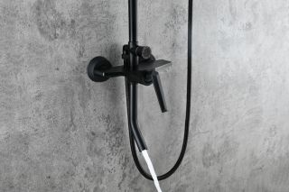 Душевая система Grocenberg GB7025BL Чёрный матовый