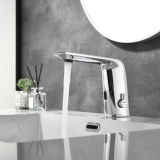 Сенсорный смеситель для раковины Black&White Gravity 7102GM оружейная сталь