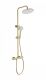 Душевая стойка Wonzon & Woghand INN 4 WW-B3047-A-BG с термостатом брашированное золото
