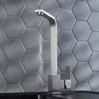 Смеситель для кухни РМС SUS125-017F нержавеющая сталь