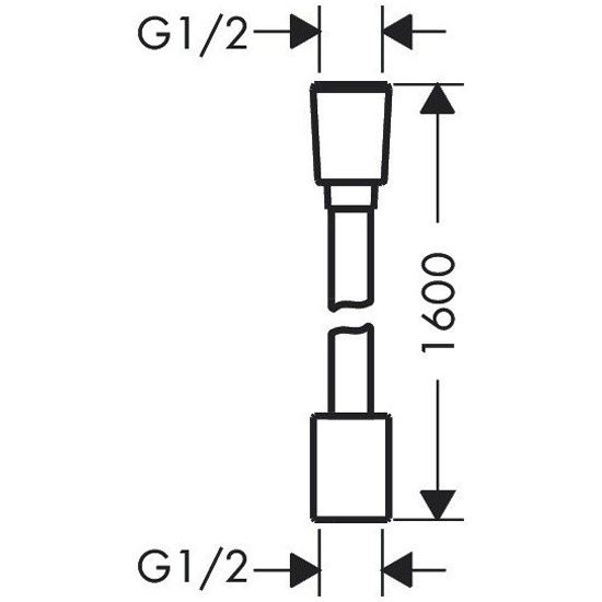 Шланг для душа Hansgrohe 28260140 бронза шлифованная