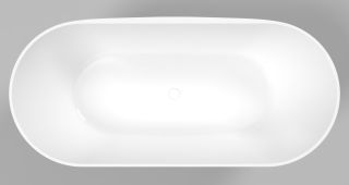 Ванна из искусственного камня Whitecross Coral X 0203.170077.100 170x77см белый глянец