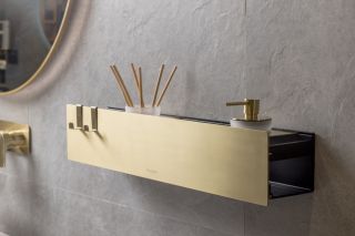 Диспенсер для полки Boheme Space 10966-MG-DISP золото матовое