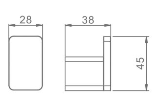 Крючок для ванной комнаты Raglo R301.05.09 графит