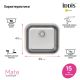 Кухонная мойка IDDIS Mate MAT49S0i77 49см сталь