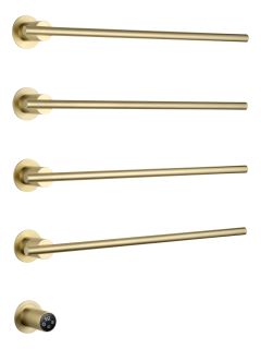 Полотенцесушитель электрический встраиваемый Wonzon & Woghand Dortmund WW-A364-BG 58x61 см с внутренней частью брашированное золото