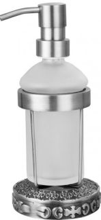 Держатель дозатора мыла  Zorg Antic AZR 25 SL серебро