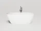 Ванна из искусственного камня Salini Sofia Light S-Sense 103611G 165x75см без перелива белый глянцевый