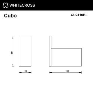 Крючок WHITECROSS Cubo CU2410CR хром