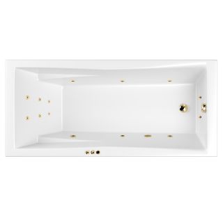 Гидромассажная ванна WHITECROSS Palace 0104.170075.100.SMART.GL 170x75 см Smart золото