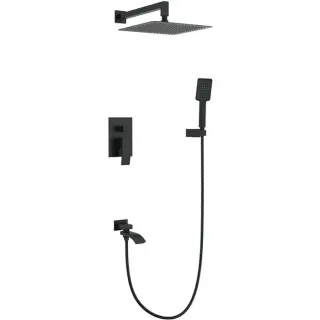 Душевой комплект Gappo G7107-6 чёрный