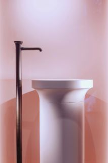 Раковина отдельностоящая Gessi Origini Total Look 66603.507 45x90 см пудровый розовый