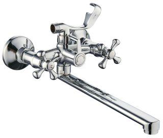 Смеситель для ванны с душем РМС SL65-140 хром