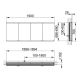 Зеркальный шкаф для ванны Keuco Royal Modular 800400190000400 190 см