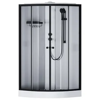 Душевая кабина Am.Pm X-Joy 100х100 W94C-401-100BT профиль черный матовый