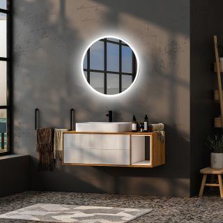 Зеркало с подсветкой ABBER Mond AG6202S-0.65 65см