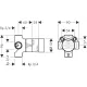 Скрытая часть переключающего вентиля Hansgrohe 16930180