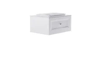 Тумба с раковиной Astra-Form Классик 4631177714092 80 см белый матовый