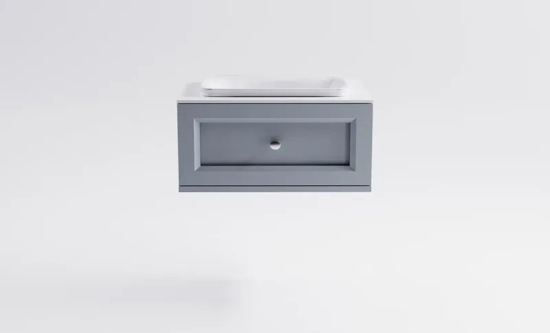 Тумба с раковиной Astra-Form Классик 4631177713996 70 см голубой матовый