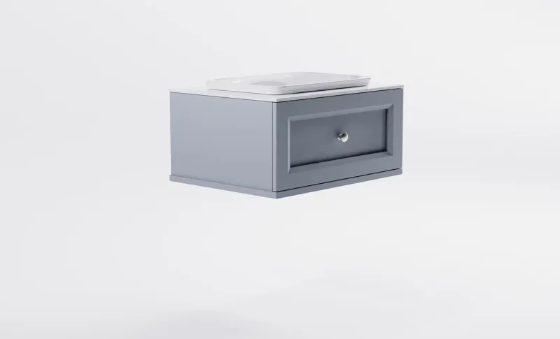 Тумба с раковиной Astra-Form Классик 4631177713996 70 см голубой матовый