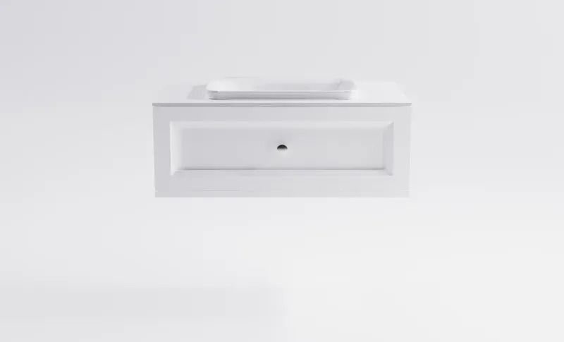 Тумба с раковиной Astra-Form Классик 4631177714214 100 см белый матовый