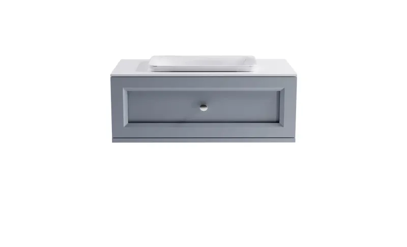 Тумба с раковиной Astra-Form Классик 4631177714177 100 см голубой матовый