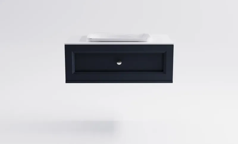 Тумба с раковиной Astra-Form Классик 4631177714207 100 см серый матовый