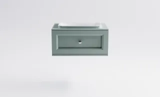 Тумба с раковиной Astra-Form Классик 4631177715426 70 см зелёный матовый