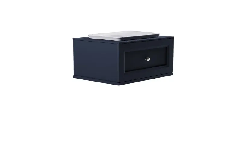 Тумба с раковиной Astra-Form Классик 4631177715525 80 см серый матовый