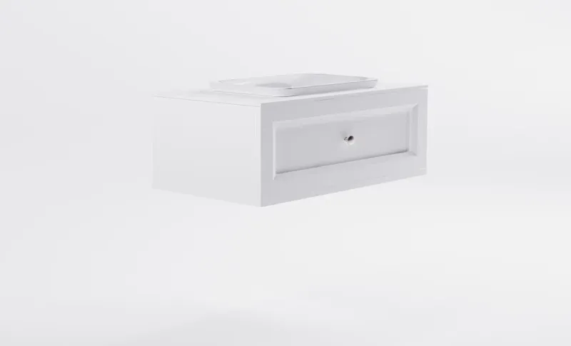 Тумба с раковиной Astra-Form Классик 4631177715594 90 см белый матовый
