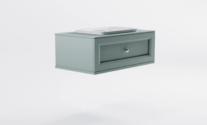Тумба с раковиной Astra-Form Классик 4631177715600 100 см зелёный матовый